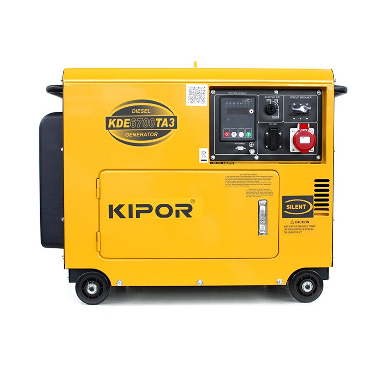 Kipor KDE6700TA3 Groupe électrogène diesel silencieux - 5,5 kVA - Kipor  Power Products